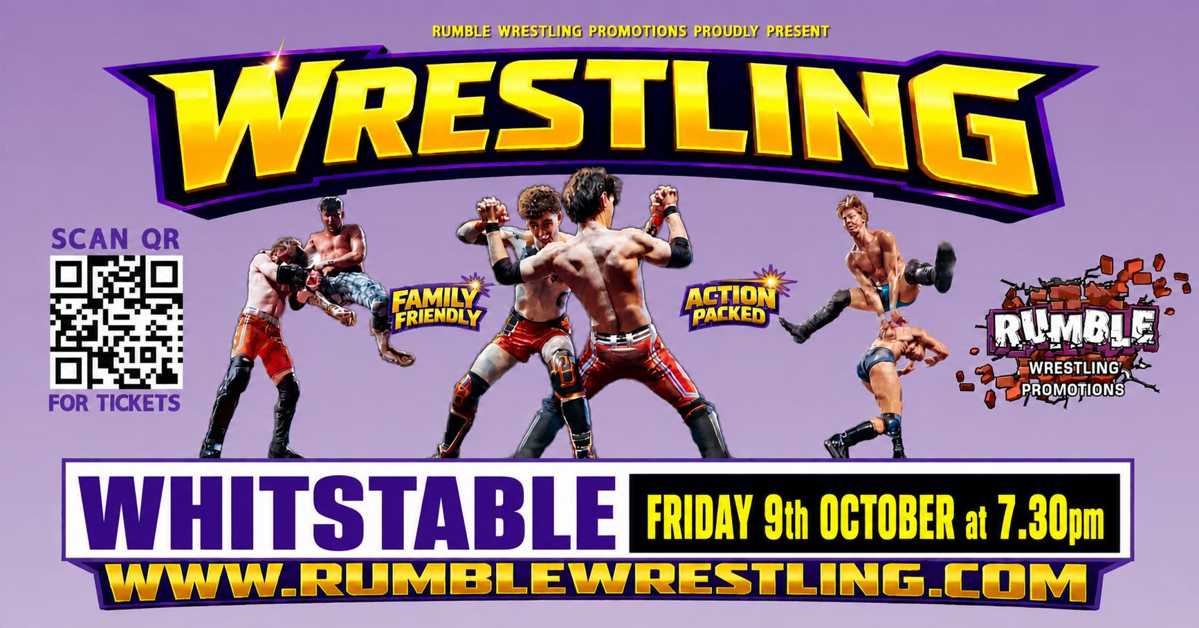 Rumble Wrestling comes to Whitstable 2026